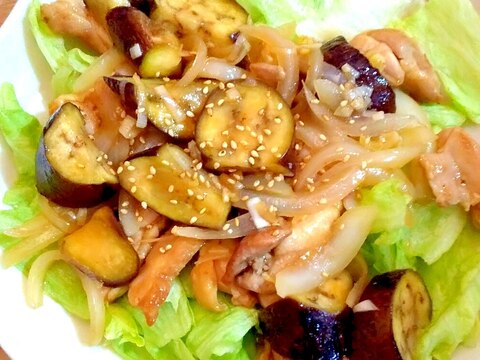 鶏肉と野菜のさっぱり中華風炒め♪